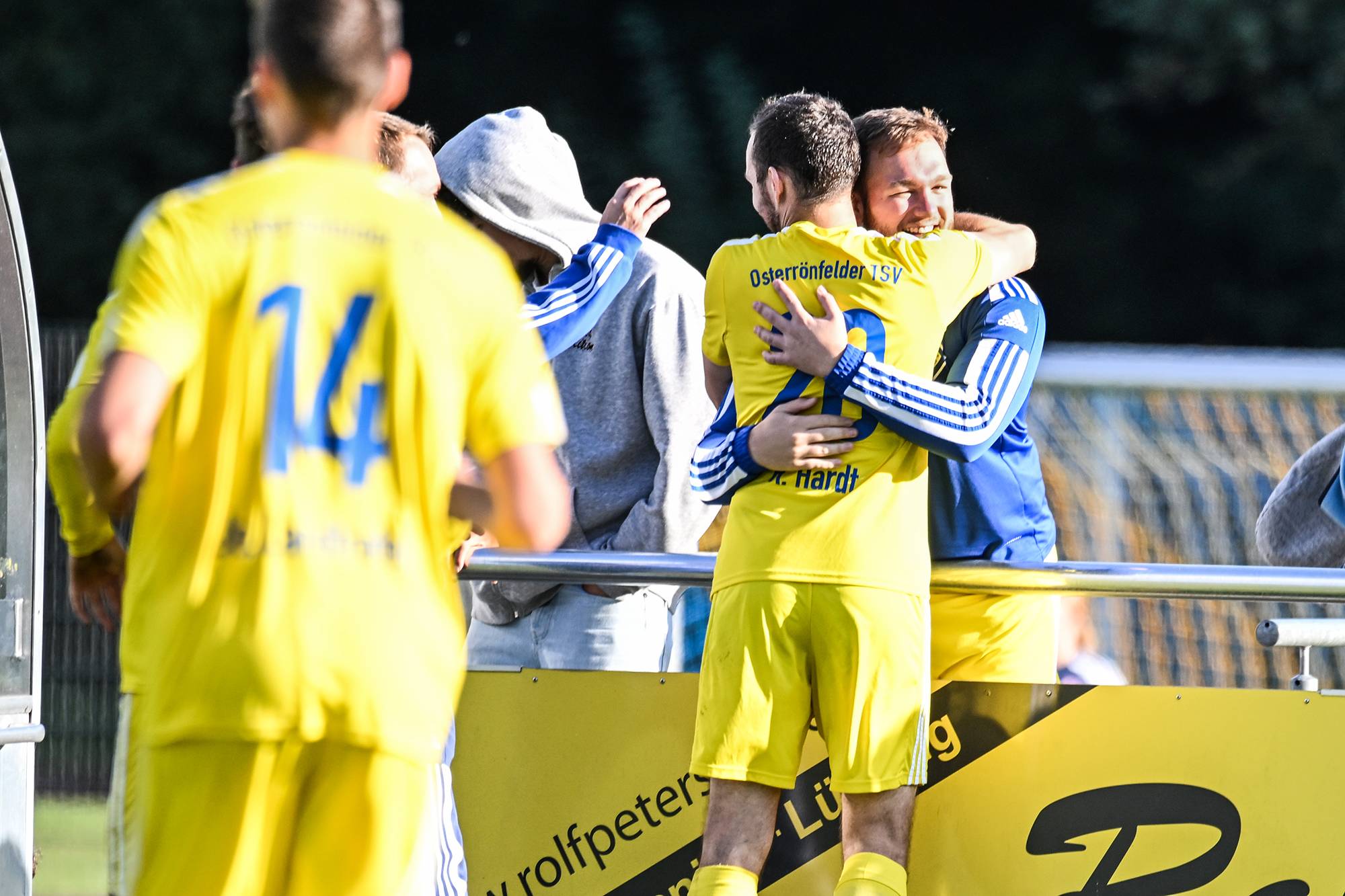 Erleichterung am Bahndamm nach 2:0 gegen RSK