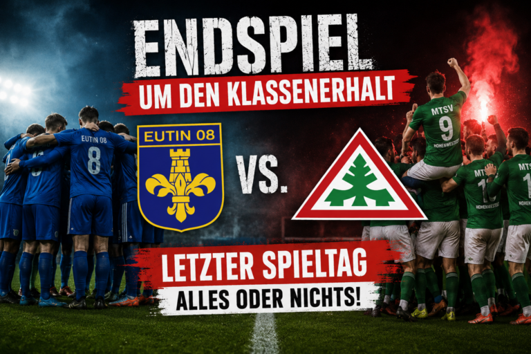 Mehr über den Artikel erfahren Sportgericht kippt Abstiegskampf erneut: Hohenwestedt plötzlich wieder mittendrin – Endspiel in Eutin