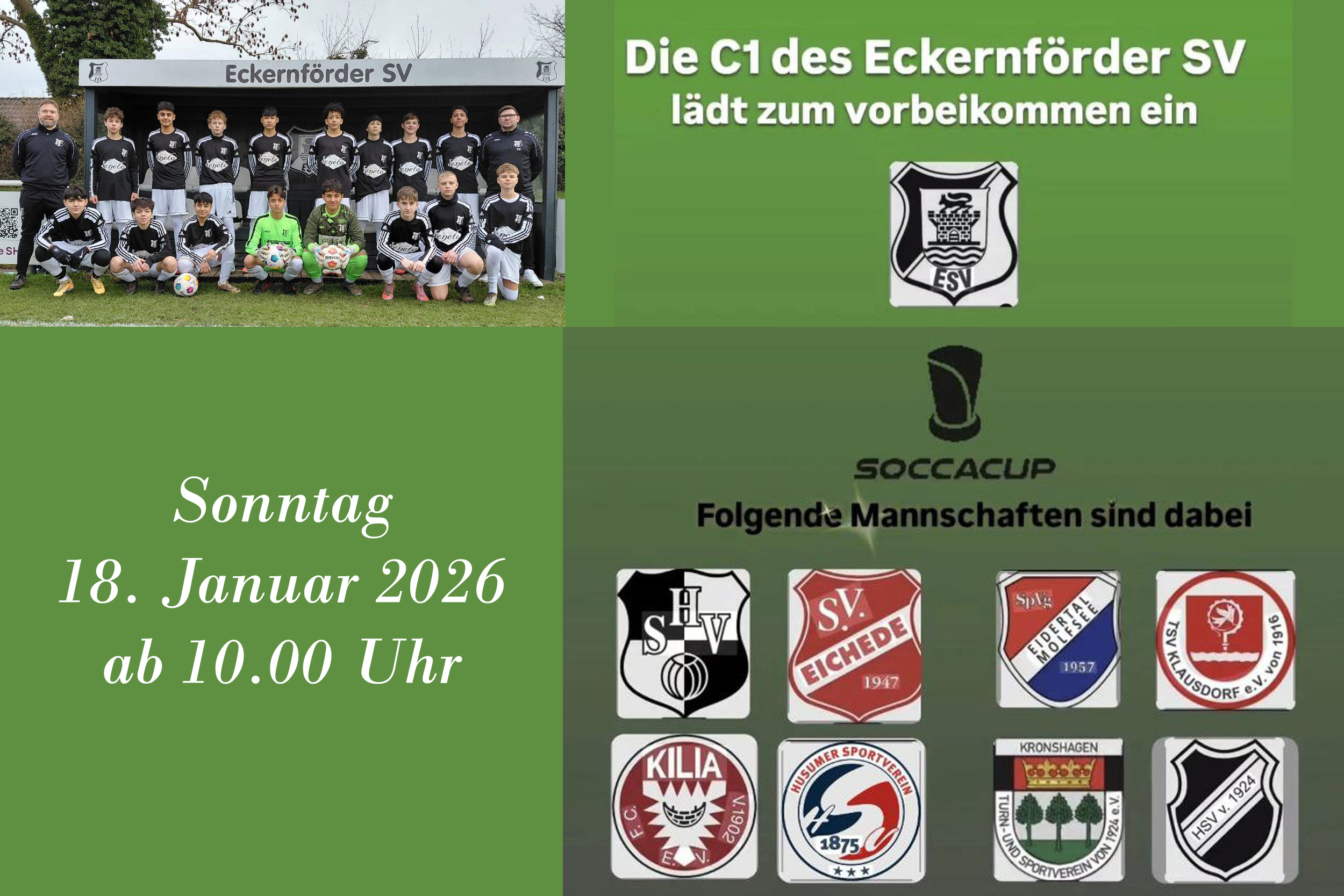 Read more about the article Eckernförder SV: Wenn Kinder für Kinder spielen – Tore für den guten Zweck