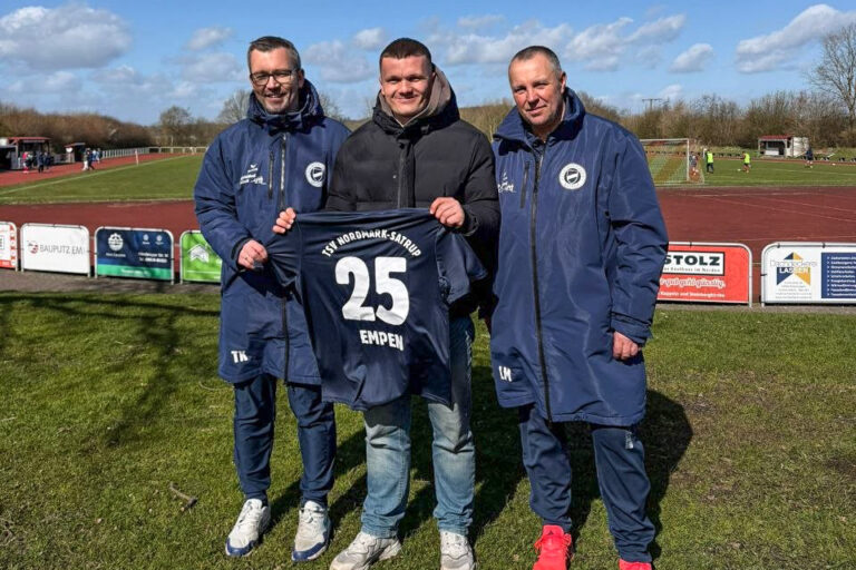 Mehr über den Artikel erfahren Transfer-Coup für Nordmark Satrup: Nico Empen kommt aus Flensburg