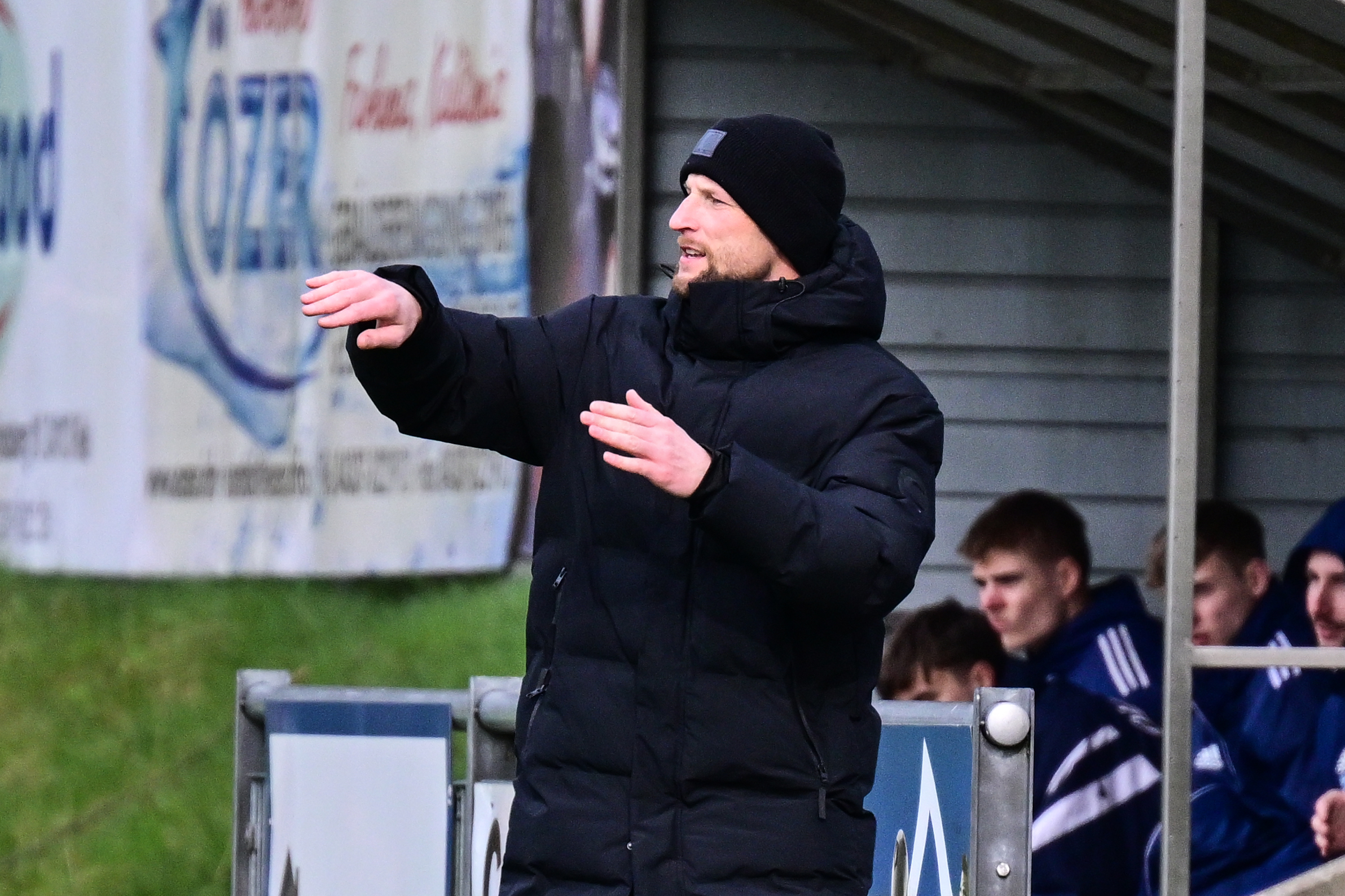 Oldenburg-Coach Florian Stahl beim Coaching