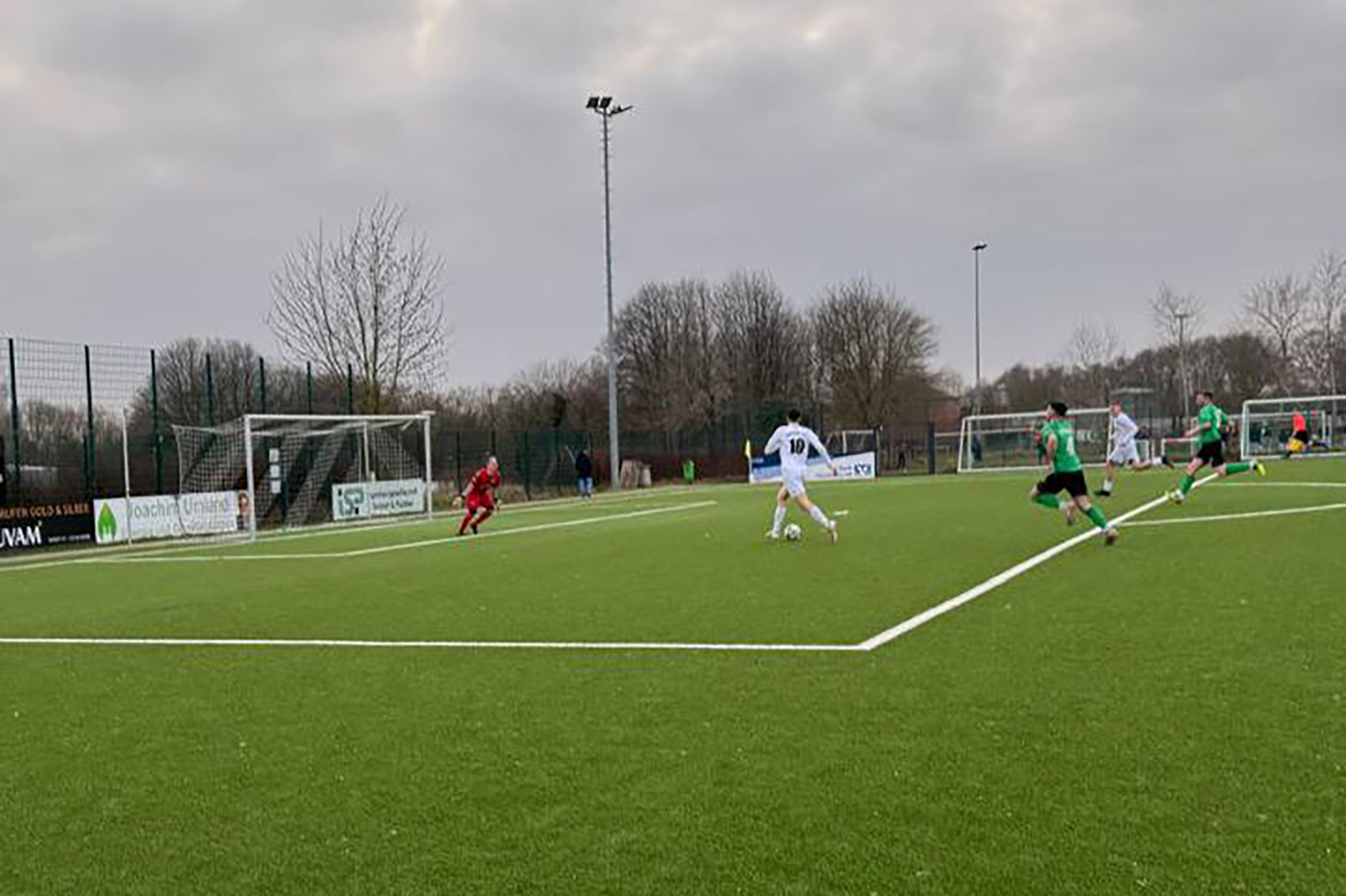 Eindeutiger Sieg von Heides U23 bei eisigem Wetter