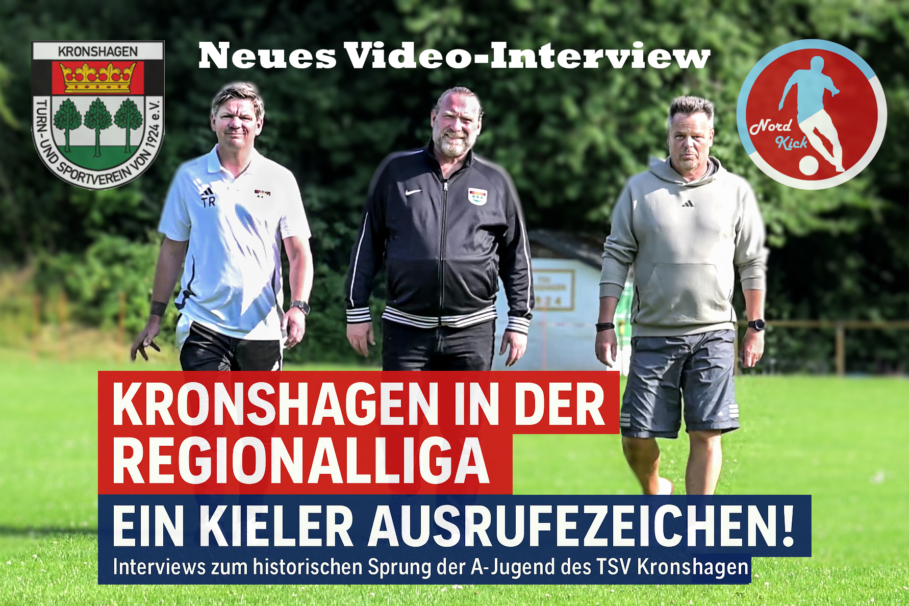 Regionaliga beim TSV Kronshagen: Ein NordKick-Video zur A-Jugend