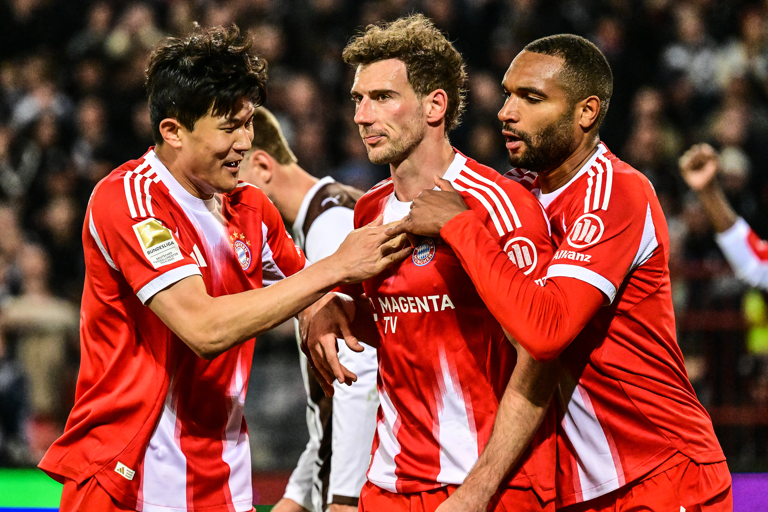 Leon Goretzka, Maxl Eberl und Vicent Kompany analysieren die Bayern-Situation