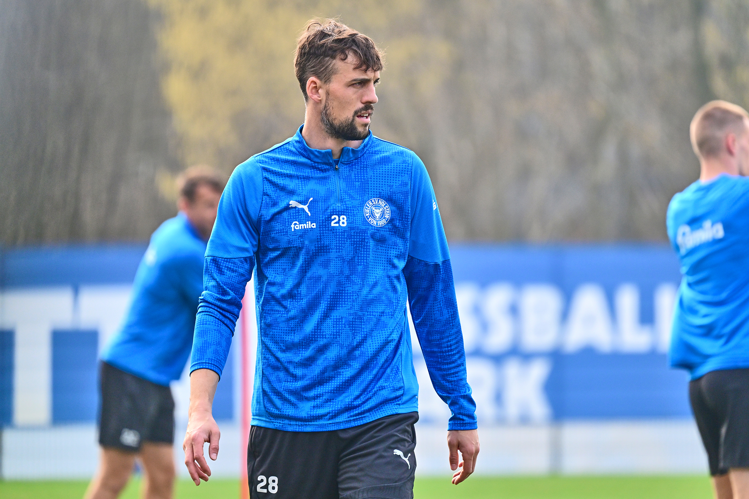 Jonas Meffert vor dem Spiel gegen Preußen Münster