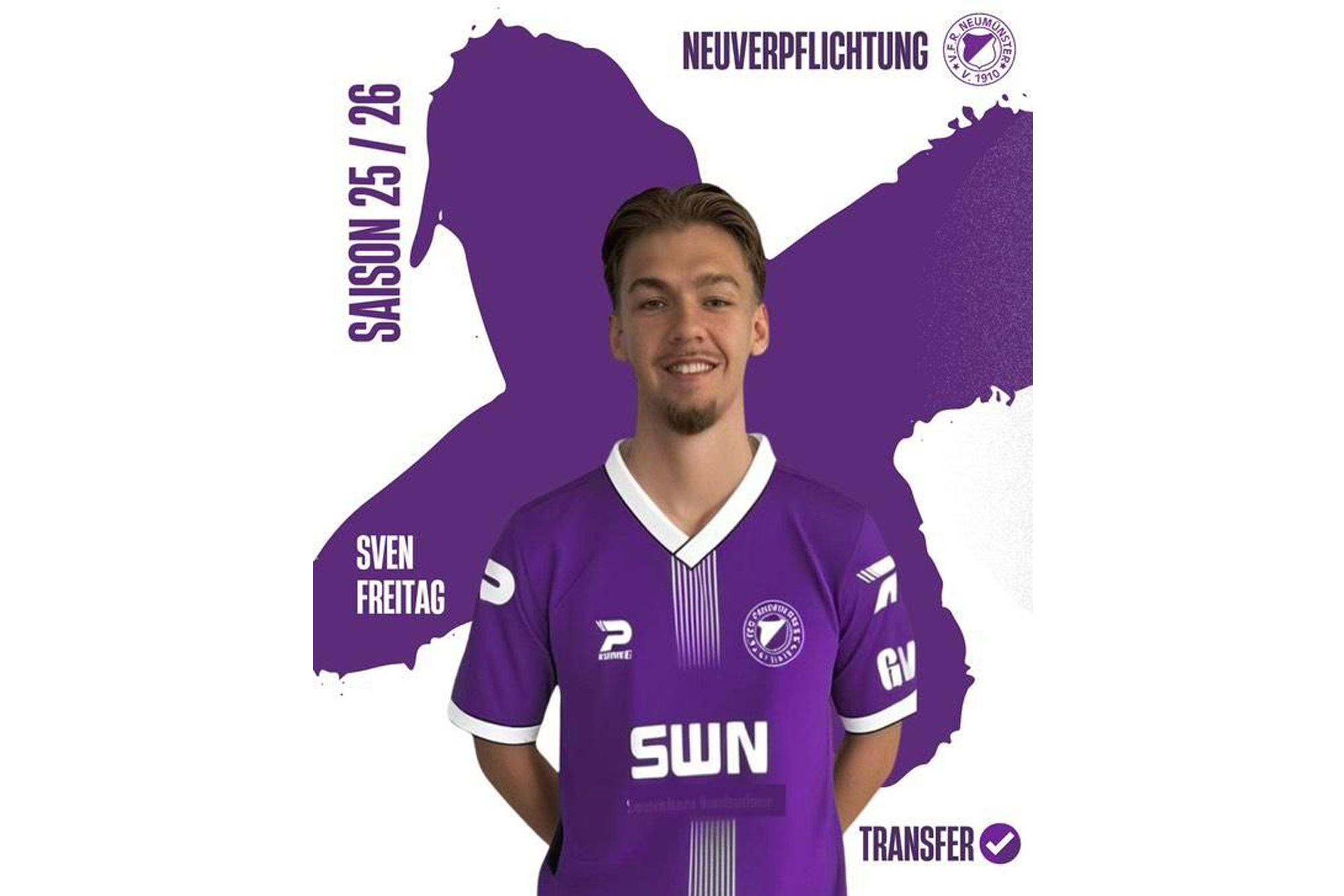 VfR Neumünster holt Sven Freitag aus Lübeck