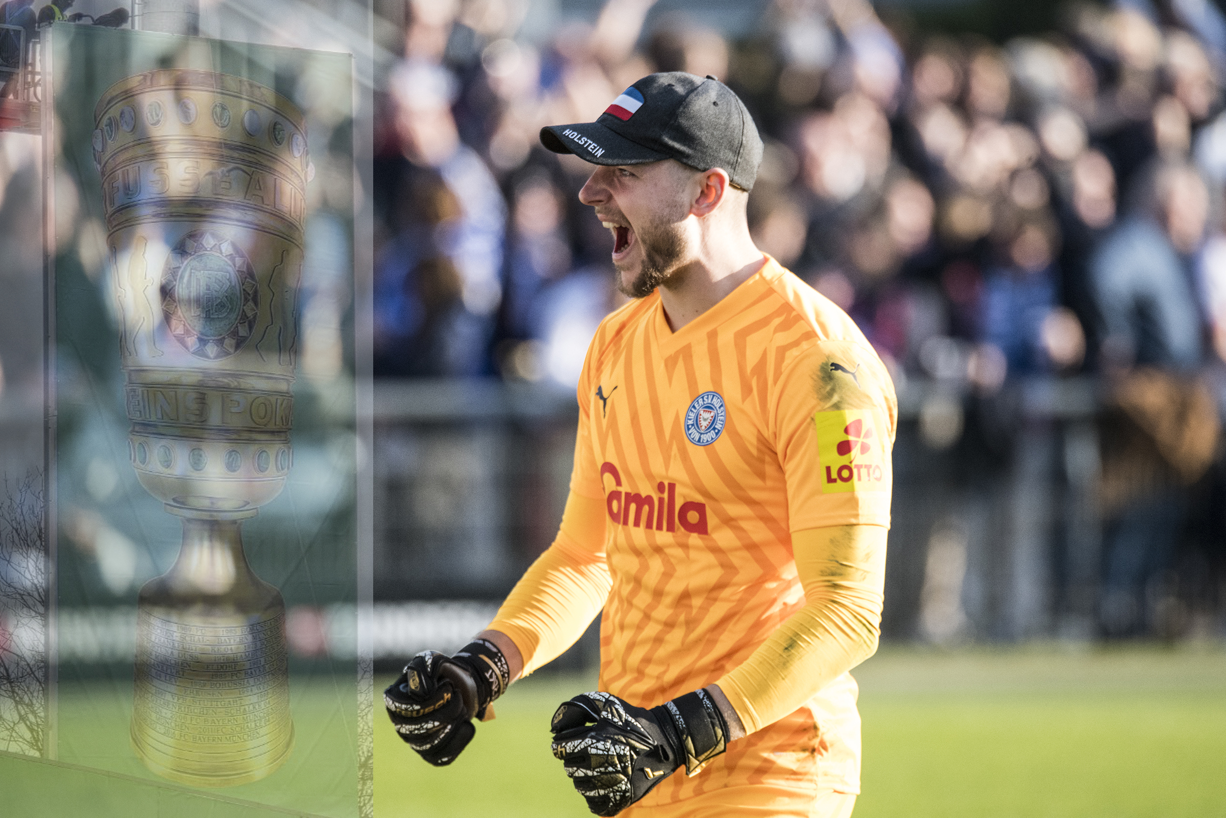 Timon Weiner steht im Pokal gegen den VfB Stuttgart erneut im Tor