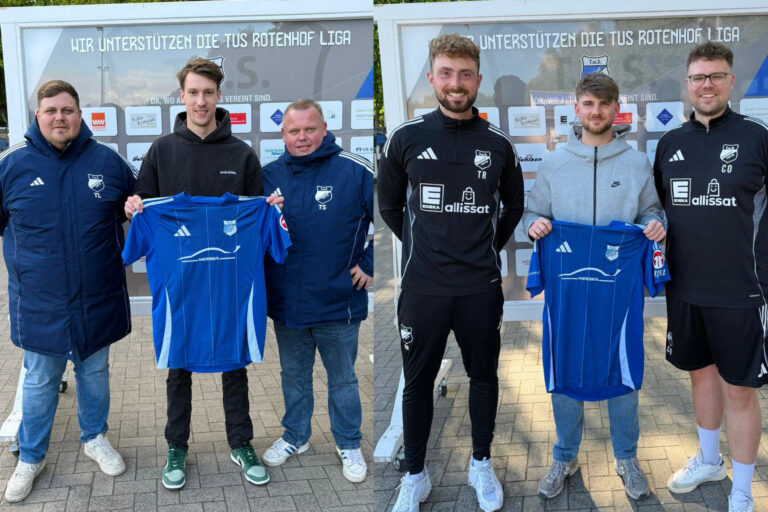 Mehr über den Artikel erfahren TuS Rotenhof verstärkt sich doppelt: Berg und Bütow kommen aus Kropp
