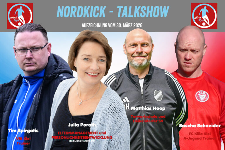 Mehr über den Artikel erfahren Bunte Themen, klare Meinungen und viel Humor – NordKick Talkshow liefert starke Fußball-Debatte