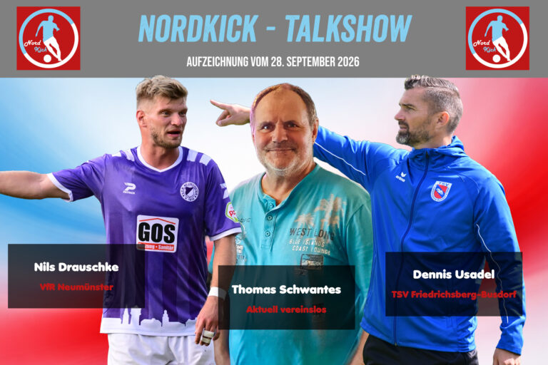 Mehr über den Artikel erfahren Neue NordKick Talkshow jetzt online: Fußballgeschichten zwischen Trainerbank, Oberliga und „Heimspiel“