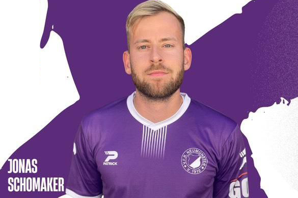 Rückkehr nach Neumünster: Jonas Schomaker wieder im VfR-Trikot