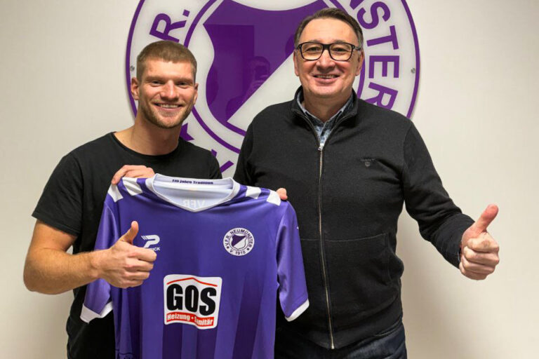 Mehr über den Artikel erfahren VfR Neumünster sichert sich Mittelfeld-Leistungsträger Nils Drauschke