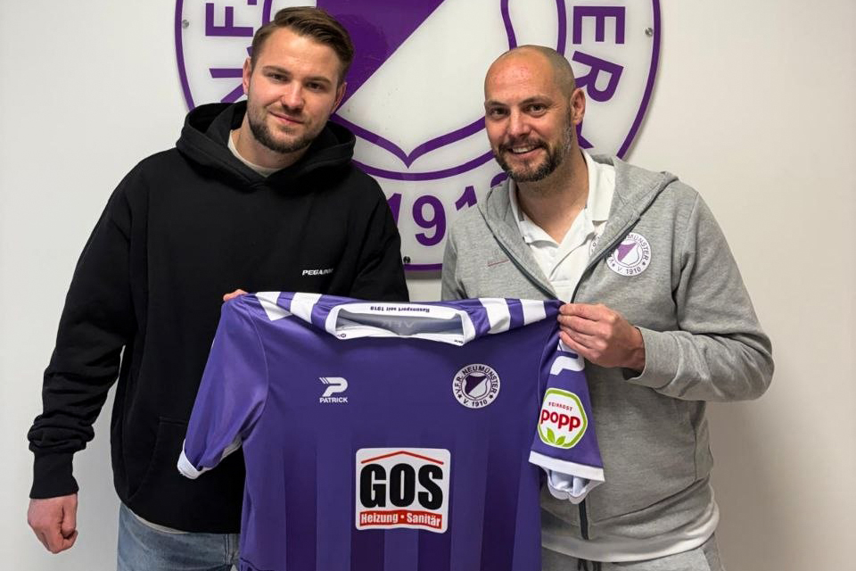 VfR Neumünster verpflichtet Maurice Knutzen vom SVE Comet Kiel